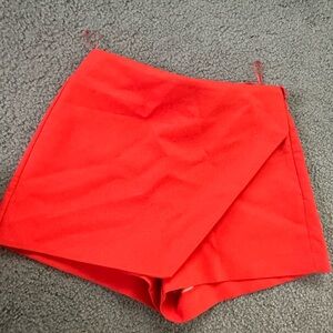 Zara Orange skort